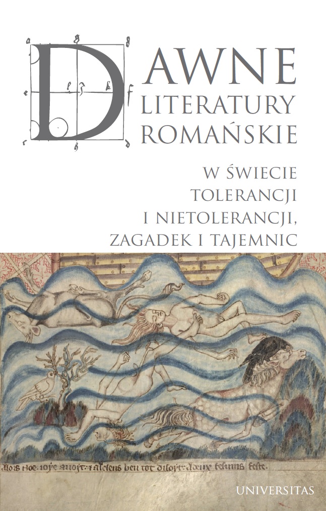 PAWŁOWSKA Maja, WYSŁOBOCKI Tomasz (red.) Dawne literatury romańskie: w świecie tolerancji i nietolerancji, zagadek i tajemnic, Universitas, Kraków 2018, 296 s. ISBN 97883-242-3525-4