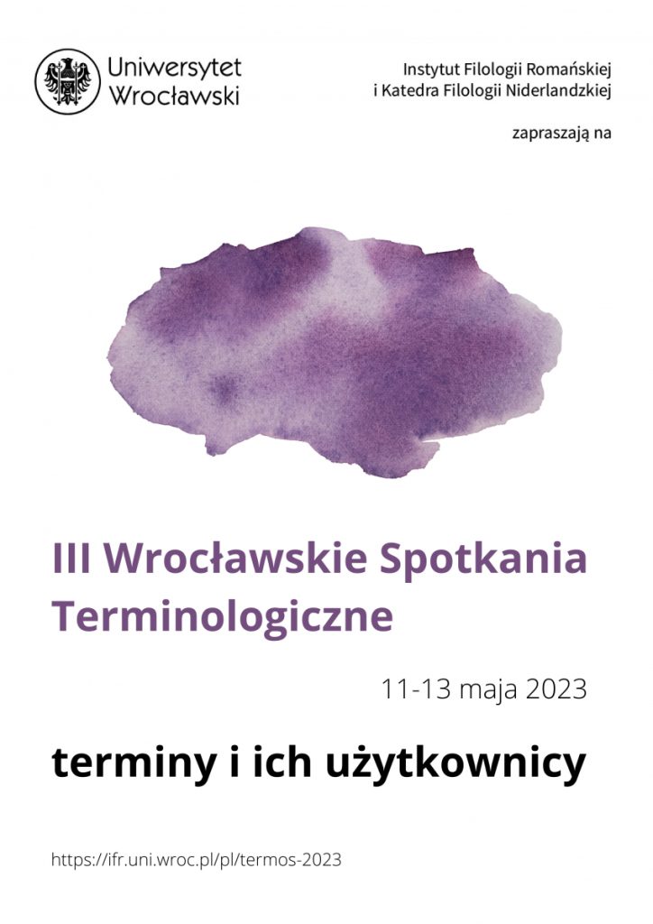 III Wrocławskie Spotkania Terminologiczne "TERMOS 2023"
