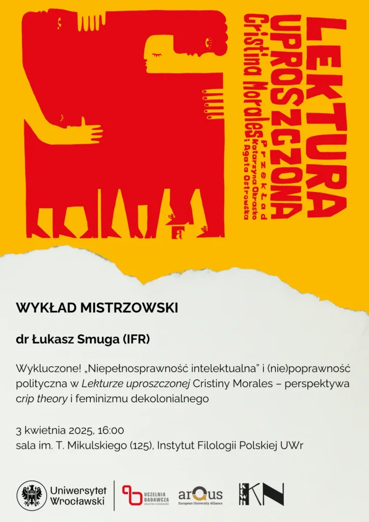 wykład mistrzowski dr Łukasz Smuga
