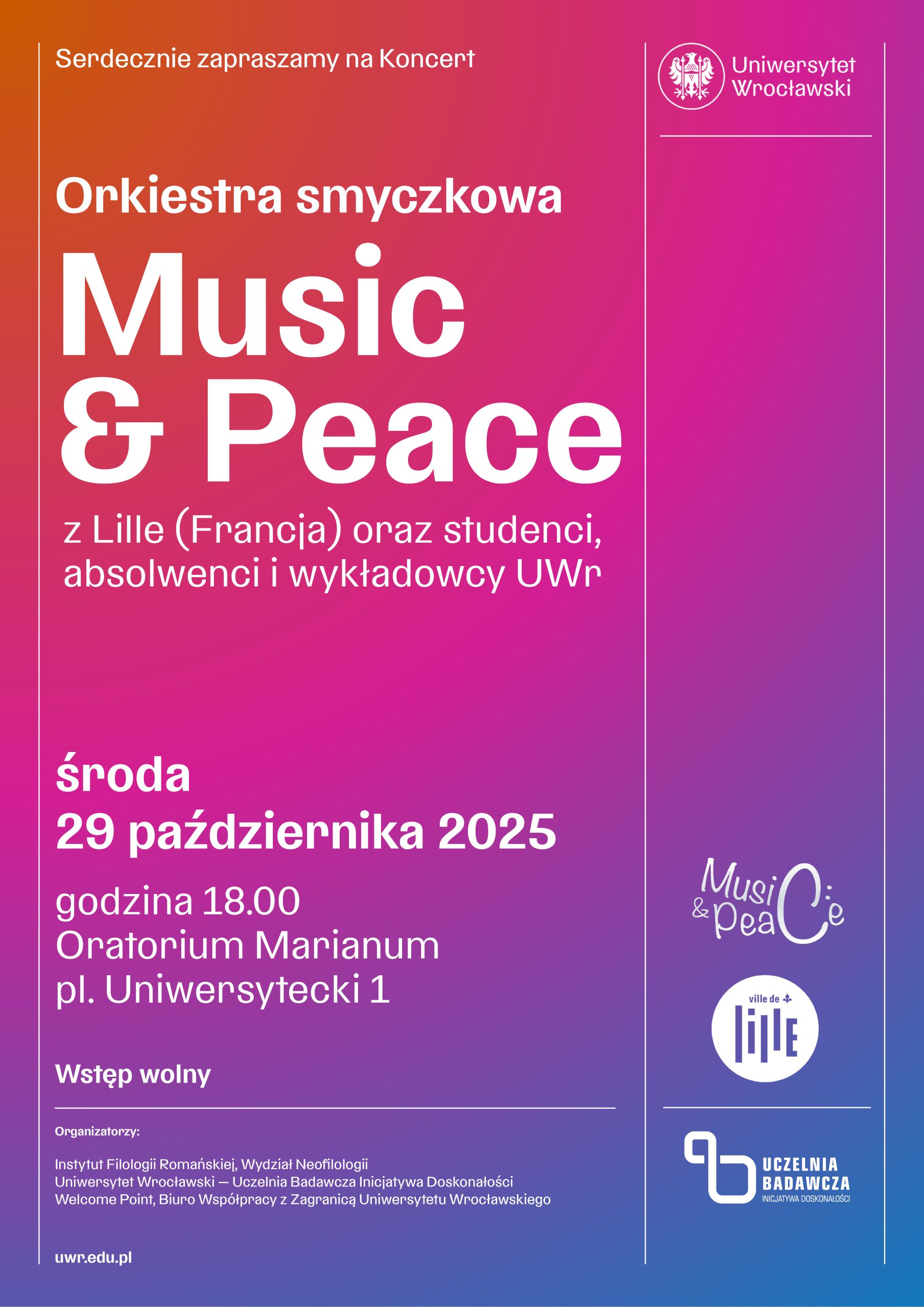 plakat orkiestra smyczkowa