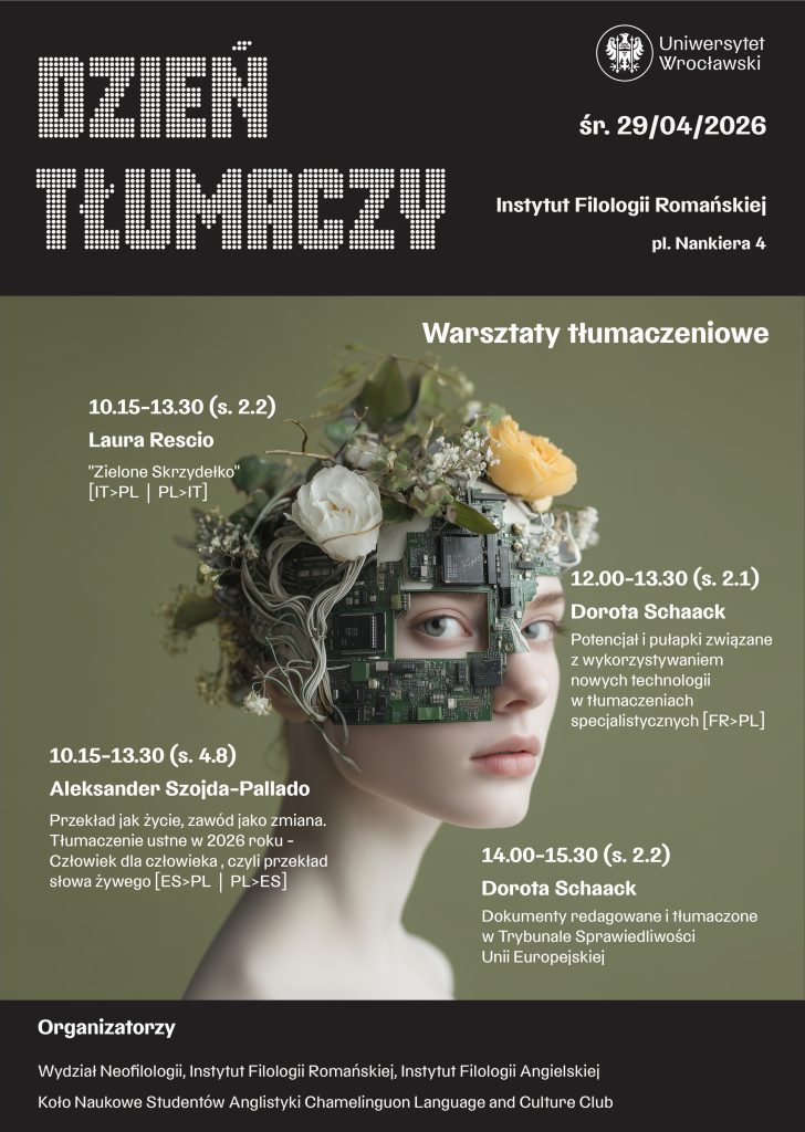 Dzień Tłumaczy 2026 warsztaty 29.04
